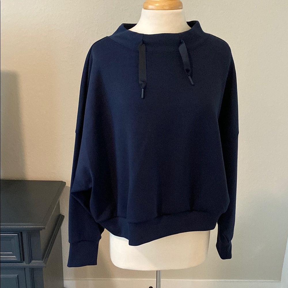 Navy Blue Cozy Pullover Hoodie